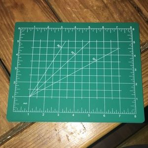 craft cutting mat 6”x8” sewing crafts scrapbook